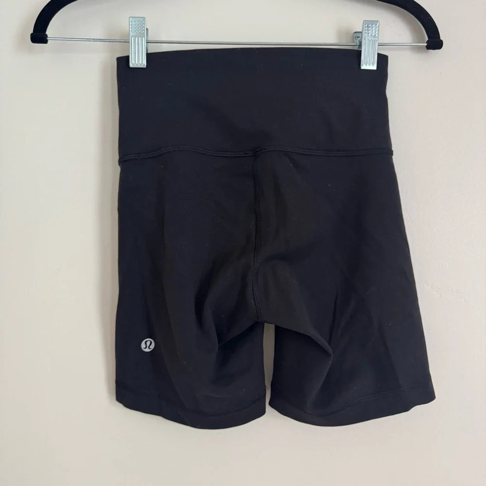 Lululemon Athletica Black Wunder Under High Rise Shorts